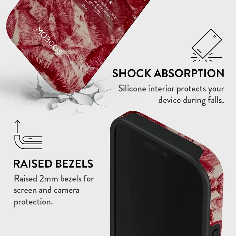 Mobcos Mobcos iPhone 17 Pro Reminder Mobcos iPhone 17 Pro Reminder Premium Case Compatible with Hybrid Dual-Layer Hard Shell + Silicone Protection - Scratch-Resistant Shockproof Mobile Cover  | Best Price UAE