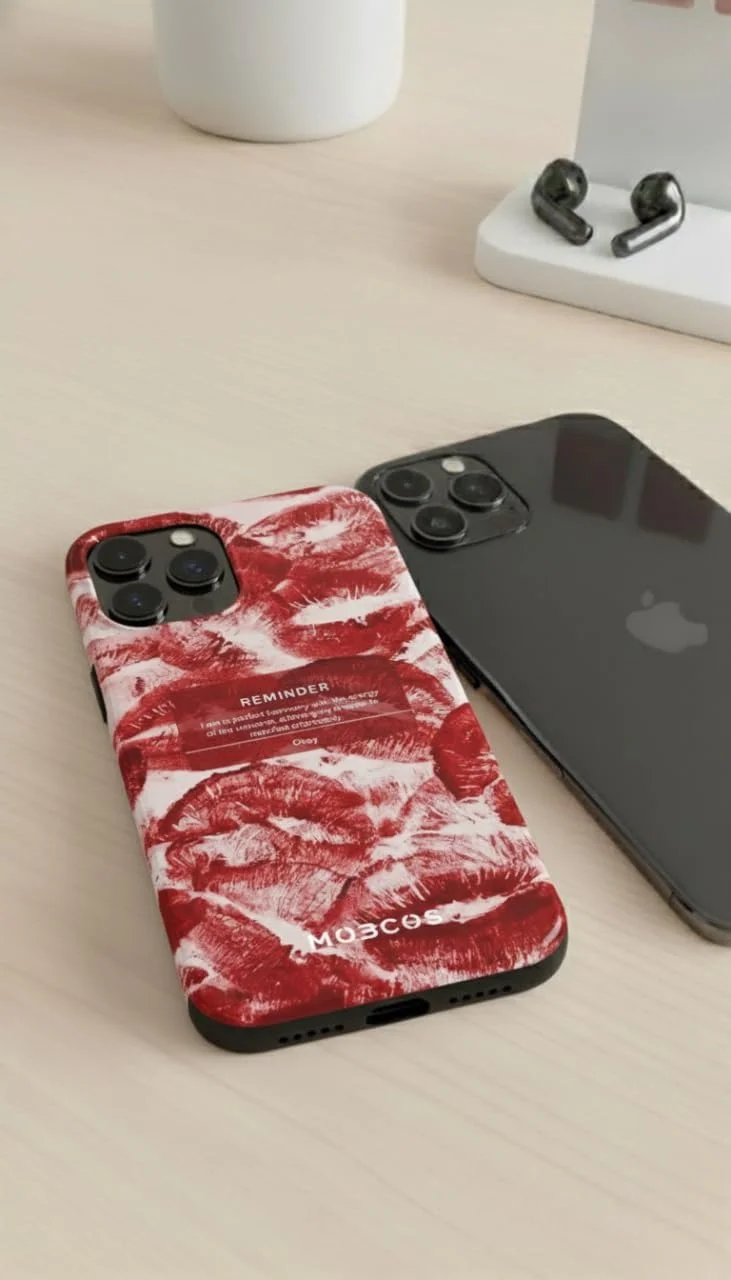 Mobcos Mobcos iPhone 17 Pro Reminder Mobcos iPhone 17 Pro Reminder Premium Case Compatible with Hybrid Dual-Layer Hard Shell + Silicone Protection - Scratch-Resistant Shockproof Mobile Cover  | Best Price UAE