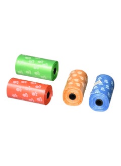 BLOOMING TIME Pack Of 8 Disposable Diaper Bag Refill Rolls Safe And Odour Control - Multicolour  - Image 1
