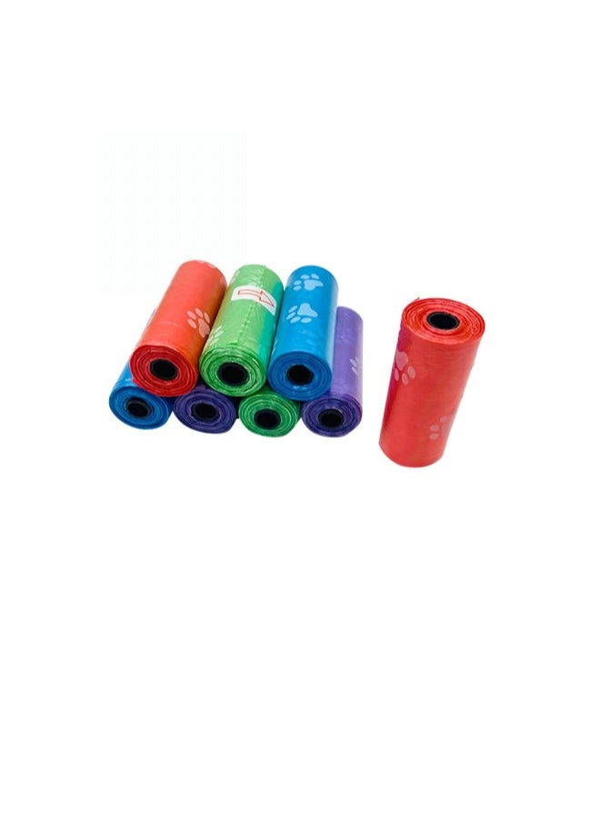 BLOOMING TIME Pack Of 8 Disposable Diaper Bag Refill Rolls Safe And Odour Control - Multicolour  - Image 3