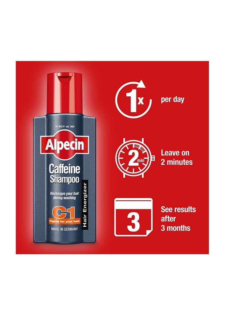Alpecin Alpecin Caffeine Shampoo 250 ml - Pack of 6 - Image 4