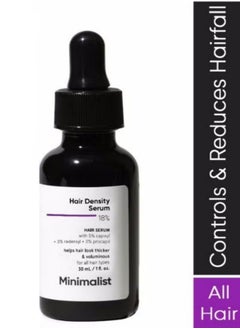 Minimalist 18% Hair Density Serum | With Procapil, Capixyl, Redensyl, Anagain & Baicapil For Hair Fall Control & Hair Growth in Men & Women