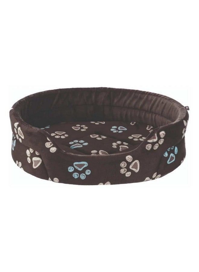 Trixie , Premium Donut Style Plush Dog Bed, Reversible Suitable For Extra Small Breeds During Winters, 85 × 75 Cm, Grey - Image 1