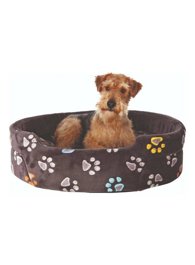 Trixie , Premium Donut Style Plush Dog Bed, Reversible Suitable For Extra Small Breeds During Winters, 85 × 75 Cm, Grey - Image 2
