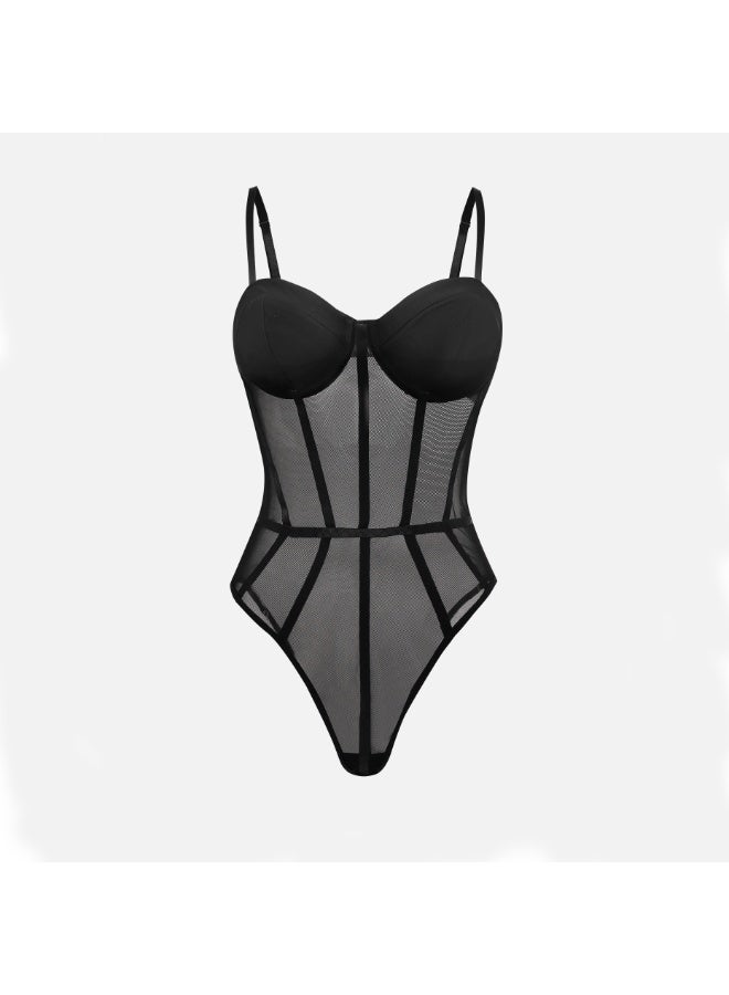 KUYING New Comfortable Skin Friendly Breathable Shaping Waist Cinching Jumpsuit  - Image 1