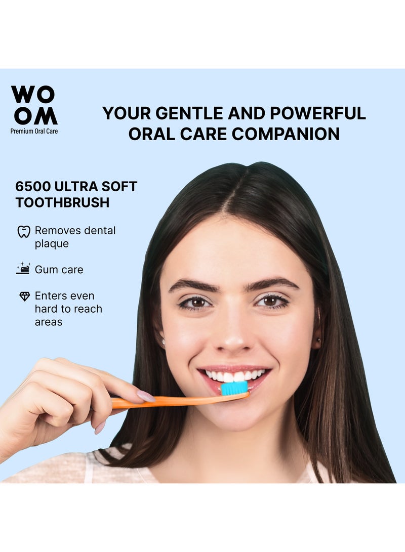 ووؤوم فرشاة أسنان ووم 6500 فائقة النعومة للاسنان الحساسة واللثة - Image 2
