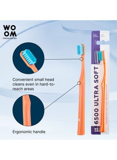Woom Toothbrush WOOM 6500 Ultra Soft for Sensitive Teeth and Gums  - Image 5