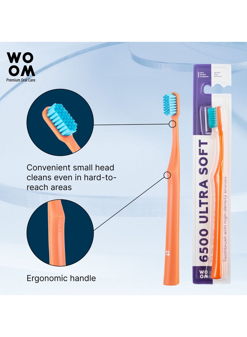 ووؤوم فرشاة أسنان ووم 6500 فائقة النعومة للاسنان الحساسة واللثة - Image 5