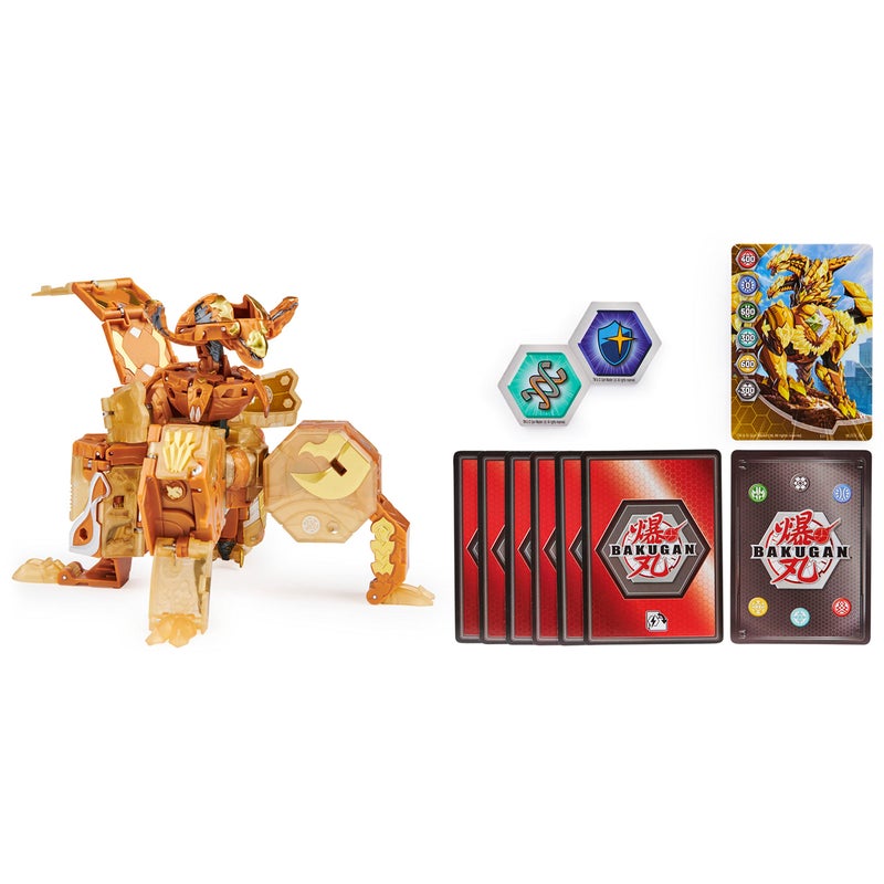 BAKUGAN Bakugan Ultimate Viloch, 7-in-1 Exclusive Bakugan, Includes BakuCores and Trading Cards, Geogan Rising Collectible Action Figure Kids Toys for Boys  - Image 5