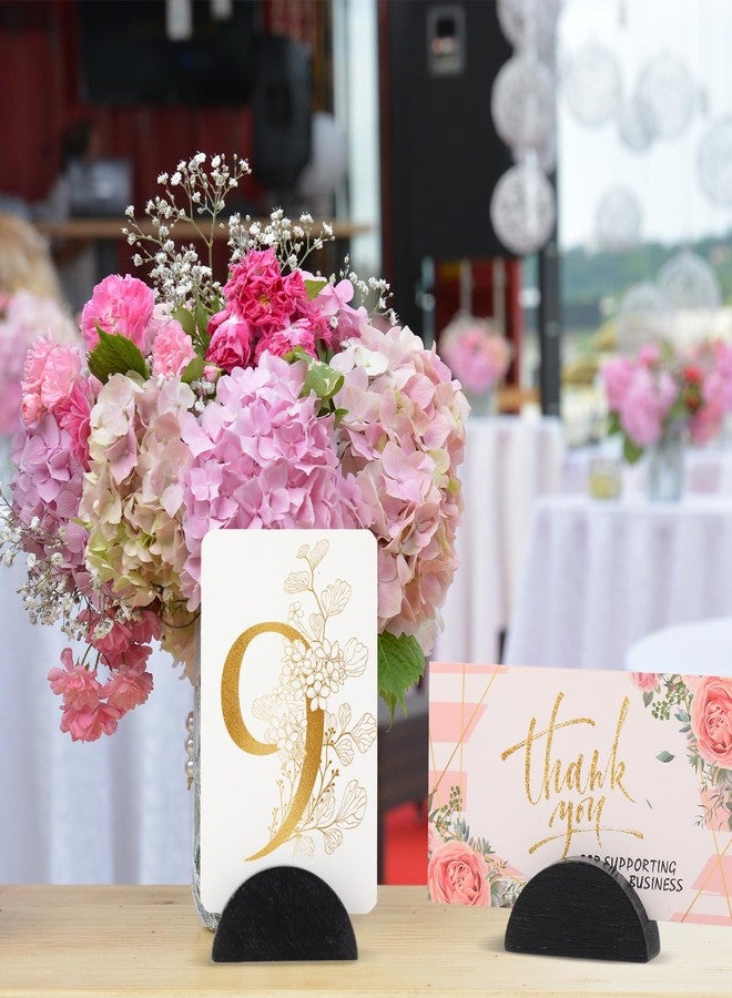 Colingmill 100pcs Wooden Table Number Stands Weeding Table Name Holder Place Card Holders, 1.57 x 0.79 x 0.79 inches Office Tag Photo Menu Clips Wedding Banquet Birthday Party Restaurant - Image 5
