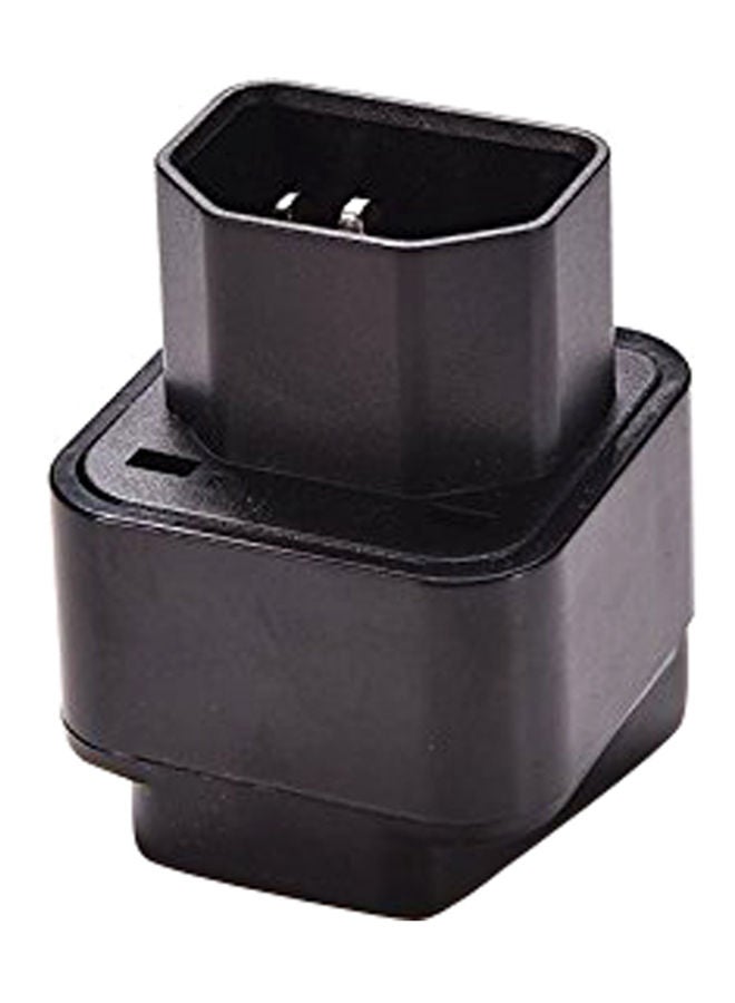 NIBEMINENT UPS C14 to Universal Female Socket Power Adapter AC Plug black - Image 3