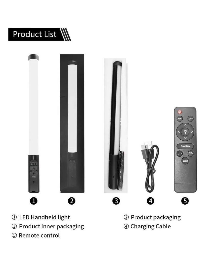 Jmary FM-128 RGB Led Light Waterproof Lighting Bar With OLED Display Indicator - Image 4