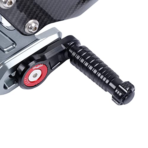 HAONEL Rearset Adjustable CNC Aluminum Footrests Compatible with BMW S1000RR 2015-2018 Rear Foot Pegs Motorcycle Aftermarket Parts Accessories - Image 3