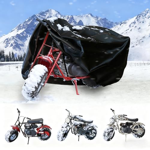 Chikia Mini Bike Cover Outdoor,Minibike Cover Waterproof,Compatible with Coleman CT200U CT200U-EX BT200X RT200 B200R B200RSV Massimo Baja Trail Master Mini bike Accessories,Protection,Dustproof - Image 1