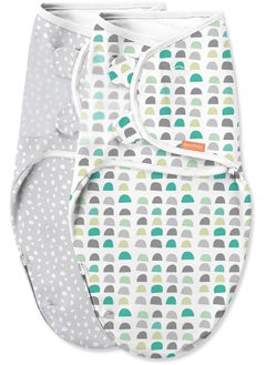 SwaddleMe SwaddleMe Luxe Easy Change Swaddle - Small/Medium, 2 Pack, Gum Drops, 0-3 Months  - Image 1