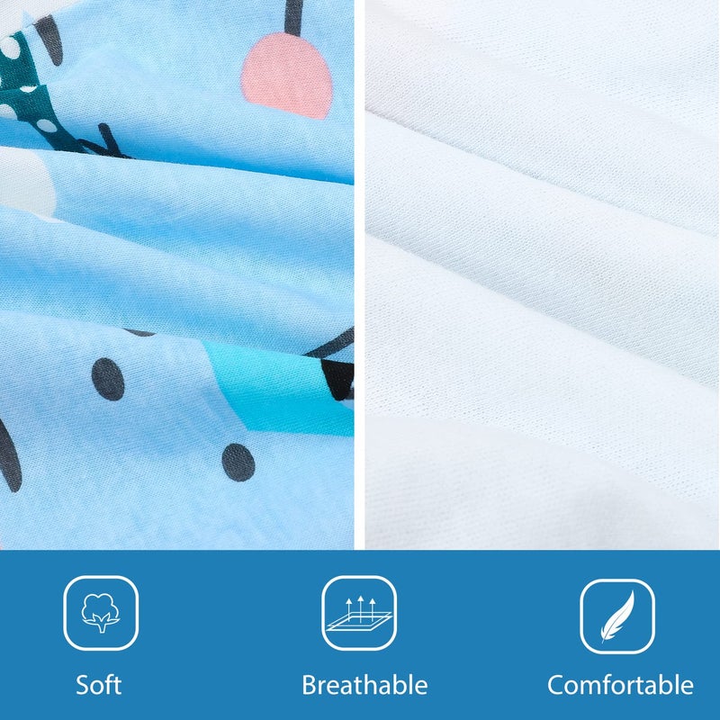 MooMoo Baby Waterproof Diaper Pants for Potty Training 2 Packs Nighttime Diaper Short for Boys - Image 5