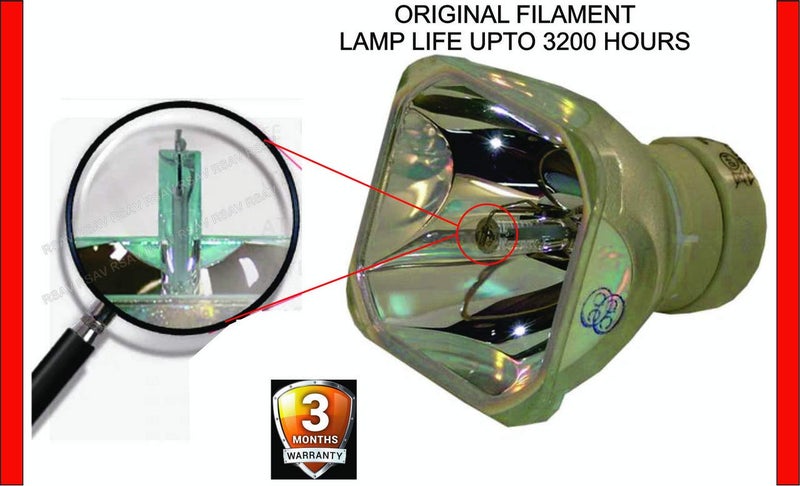 RSAV Lamp For Hitachi DT01123 CP-D31, CP-D31N,HCP-Q51, HCP-Q51, HCP-Q55, HCP-Q55, HCP-Q71, HCP-Q71, HCP-Q80W - Image 1