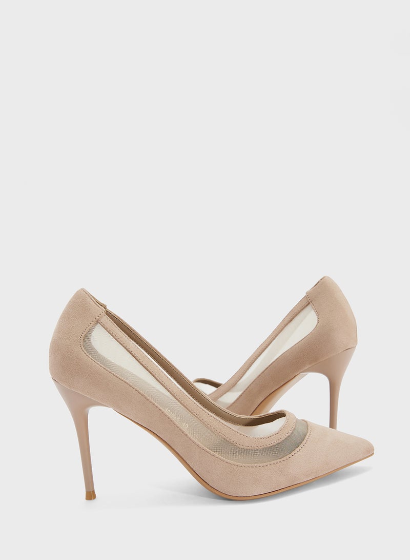 ELLA High Heeled Mesh Pump  - Image 4