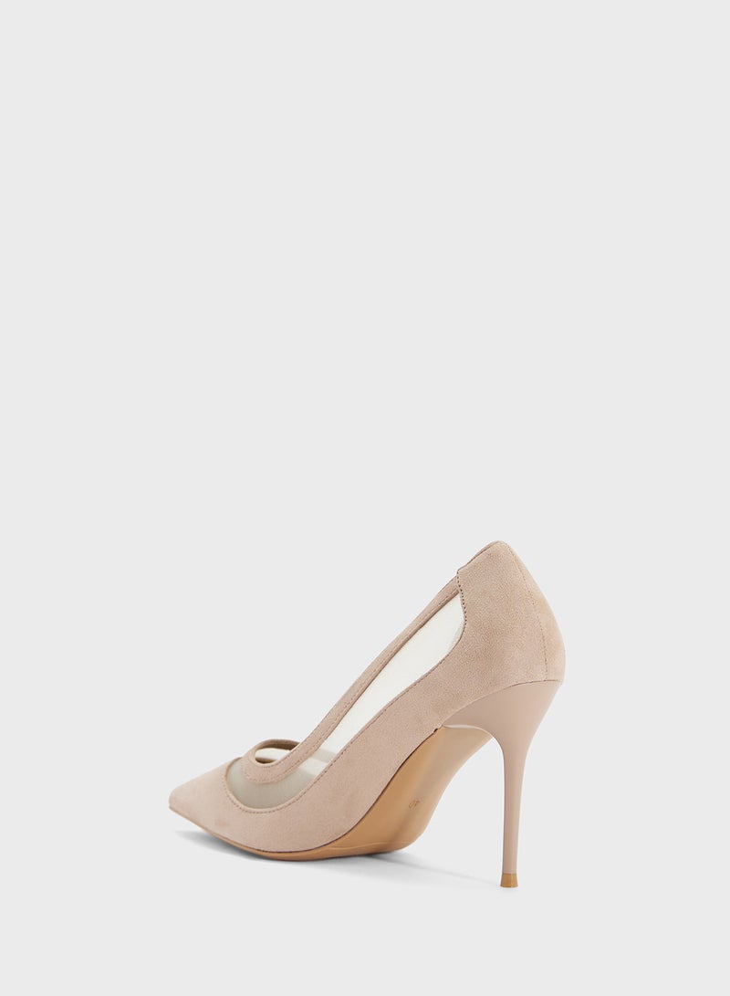 ELLA High Heeled Mesh Pump  - Image 3