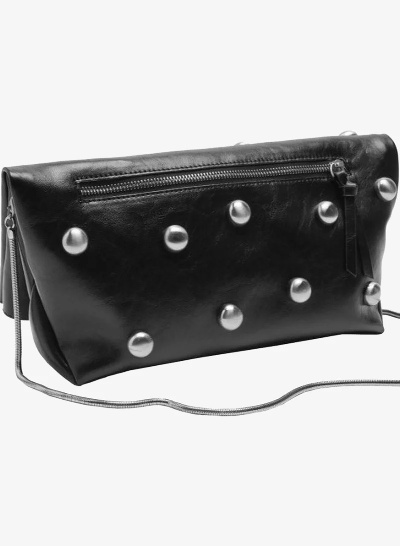 Parfois Black Handbag With Spheres And Flap for Women | Best Price UAE