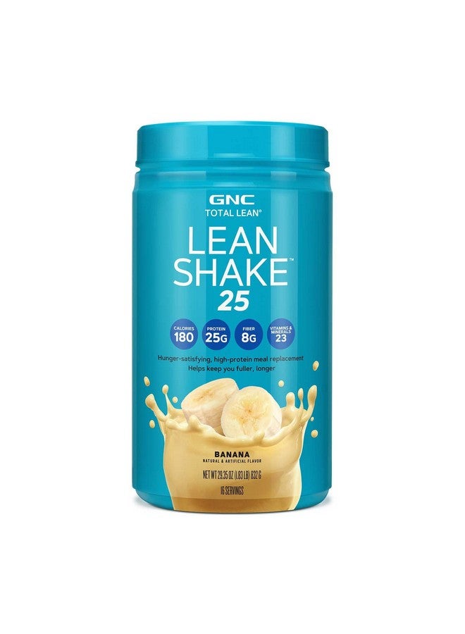 Total Lean ; Lean Shake 25 Protein Powder ; Highprotein Meal Replacement Shake ; Banana ; 16 Servings