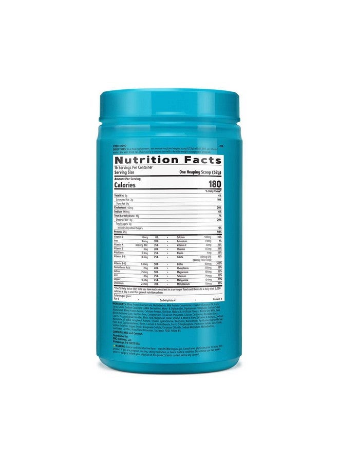 Total Lean ; Lean Shake 25 Protein Powder ; Highprotein Meal Replacement Shake ; Banana ; 16 Servings