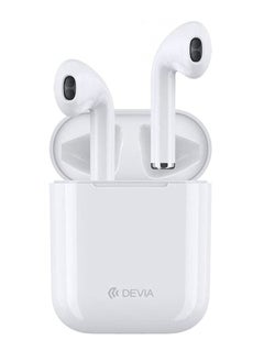 devia Devia TWS Wireless Bluetooth Earphones, White  - Image 1
