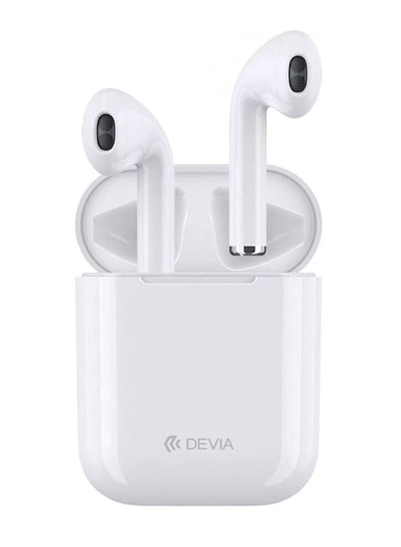 ديفيا سماعات اذن تي دبليو اس لاسلكية بتقنية البلوتوث من ديفيا، بلون ابيض - Image 1