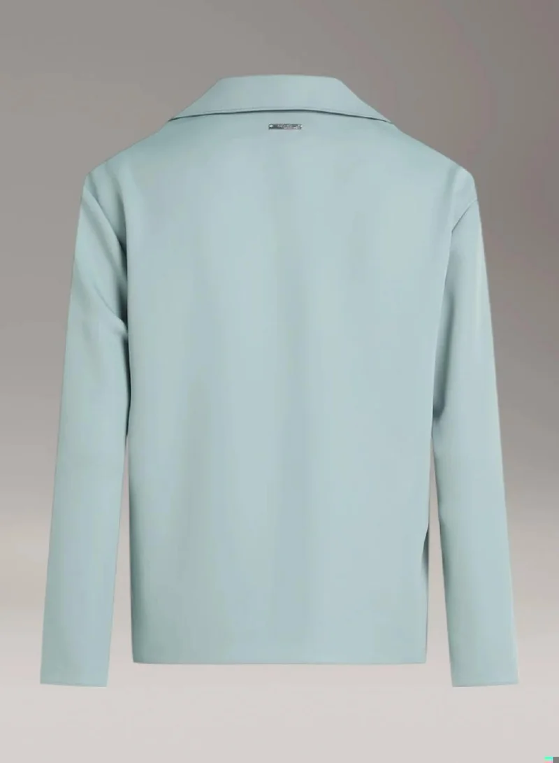 Calvin Klein Abyss Recycled Long-Sleeved Blouse for Women | Best Price UAE