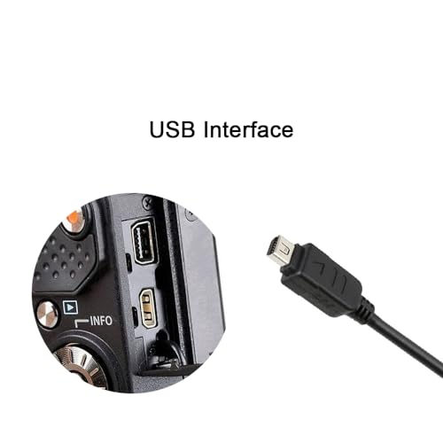 AlyKets USB Camera Data/Charge Cable Cord Replacement CB-USB5/USB6/USB8 Battery Charger for Olympus TG Series TG 830 TG860 TG-2, TG-310, TG-320, TG-610,  C-170 C-180 C-480 C-500,Pen-E Series,Traveller Series - Image 5