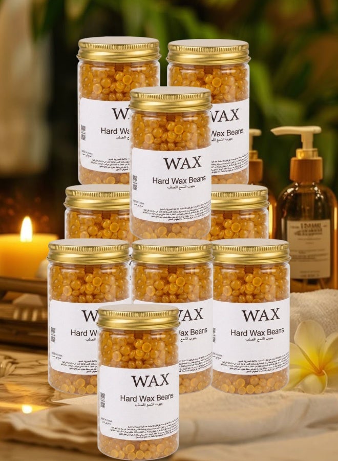 Wax 9 Pieces Hard Wax Beans Golden - Image 1