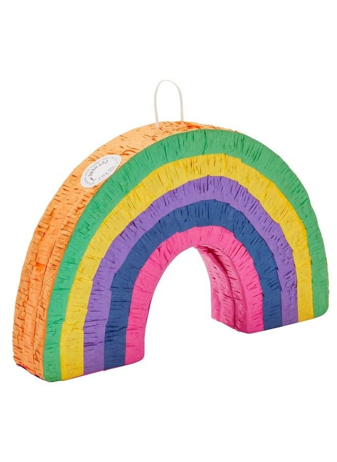 Blue Panda Rainbow Pinata For Pride Rainbow Colored Party Decorations Birthday Party School Party Baby Shower Gender Reveal Supplies For Kids And Adults (Small 17 X 10 X 3 Inches)  - Image 1