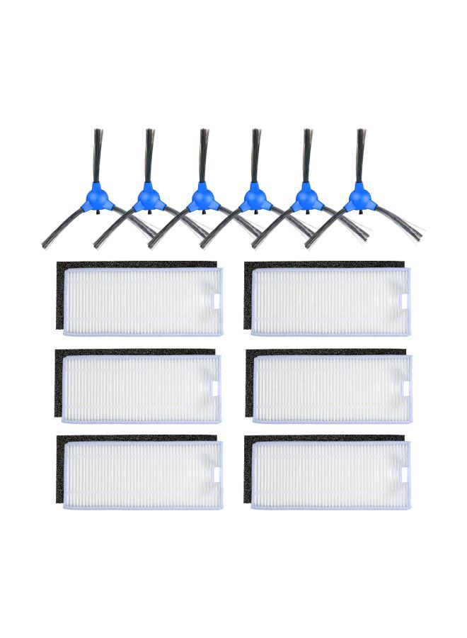 NIBEMINENT 12-Piece Replacement Accessory Set For Eufy RoboVac 11S/RoboVac 30/RoboVac 30C/RoboVac 17C Vacuum Cleaner H26251 Blue/White/Black  - Image 1