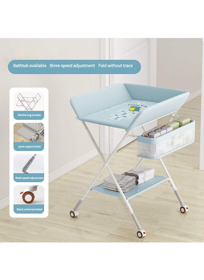MaBaby - Portable Foldable Baby Diaper Changing Table with Wheels - Image 1