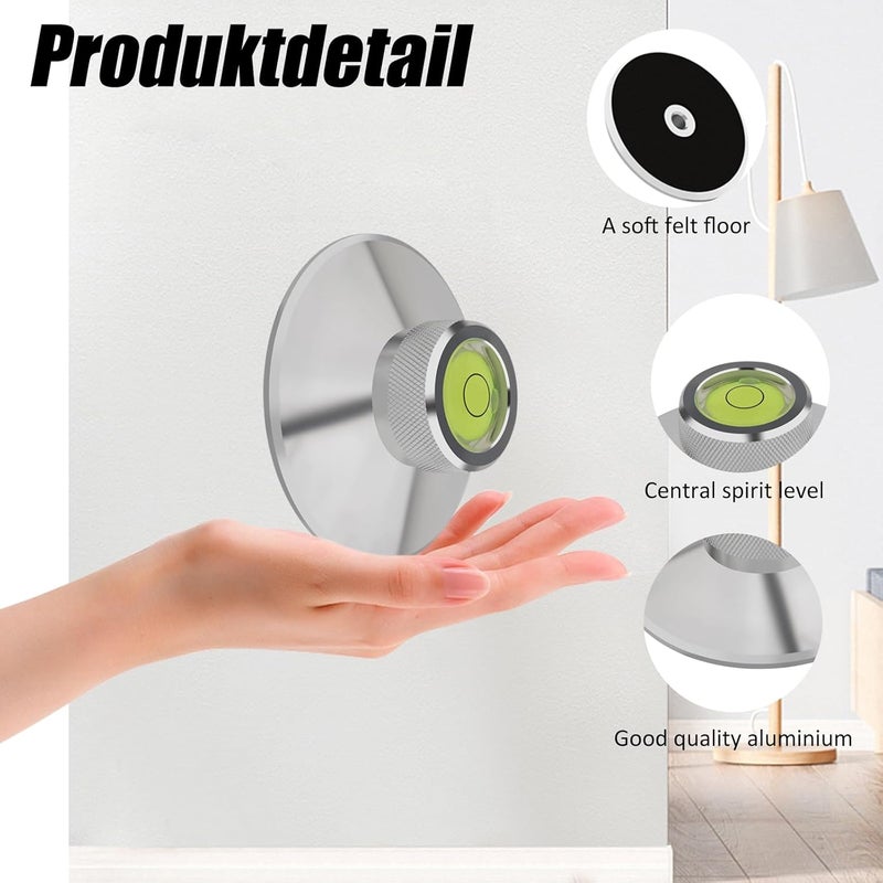 Preffair LP113/110/120 One Piece Vinyl Audio Turntable Aluminum Disc Stabilizer Record Clamp for LP Vinyl Record Player（Silver） (LP110S) - Image 3