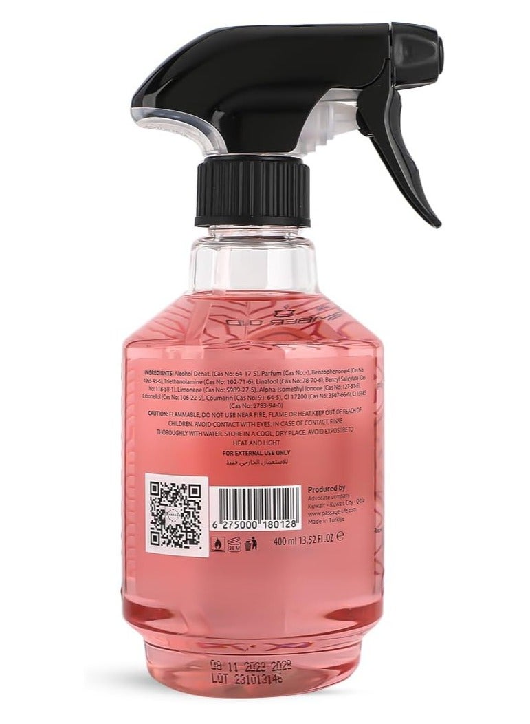 باسيدج سبراي معطر جو باساج 400 مل | مثالي للمنزل، الغرفة، المكتب، الكتان | نضارة طويلة الأمد  VI - Image 2