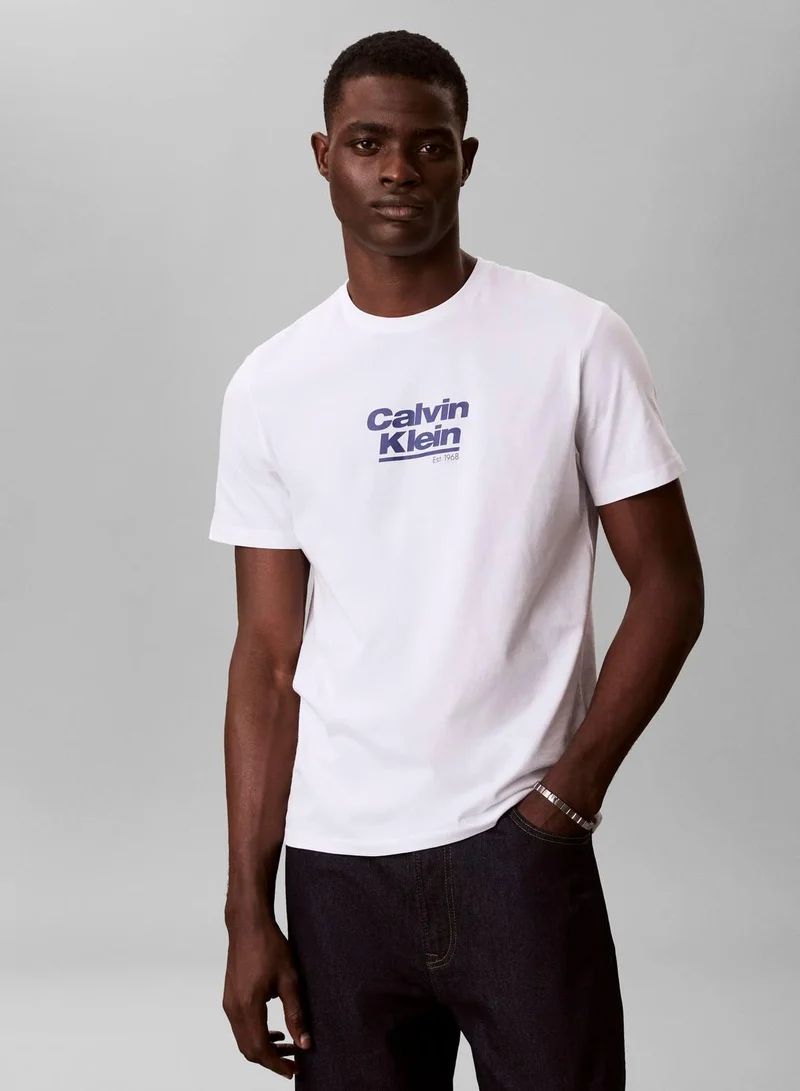Logo Graphic Crew Neck T-Shirt