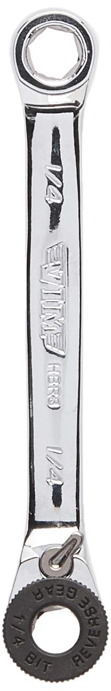 VIM Tools HBR3 Double Ended 1/4" Hex Bit Ratchet - Image 1