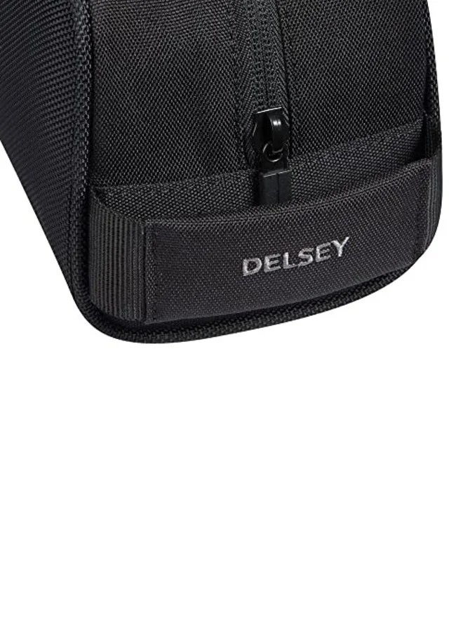 DELSEY Paris  Picpus 1 Compatment Men Pouch - Black  | Best Price UAE