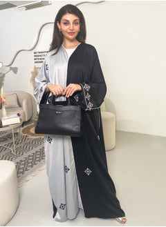 Rosette Abaya Elegant embroidered Bisht  - Image 1