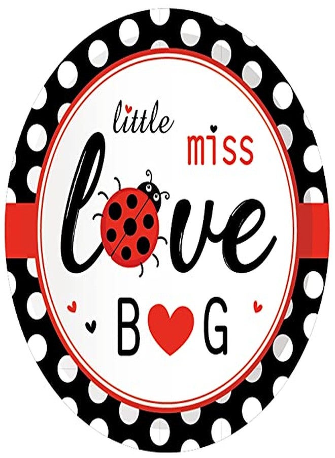 Lide Road 141 PCS Ladybug Fancy Birthday Party Supplies - Disposable Tableware Kit With Red and Black Polka Dot Plates, Cups, Napkins Sets - Serves 16 Guests - Image 5