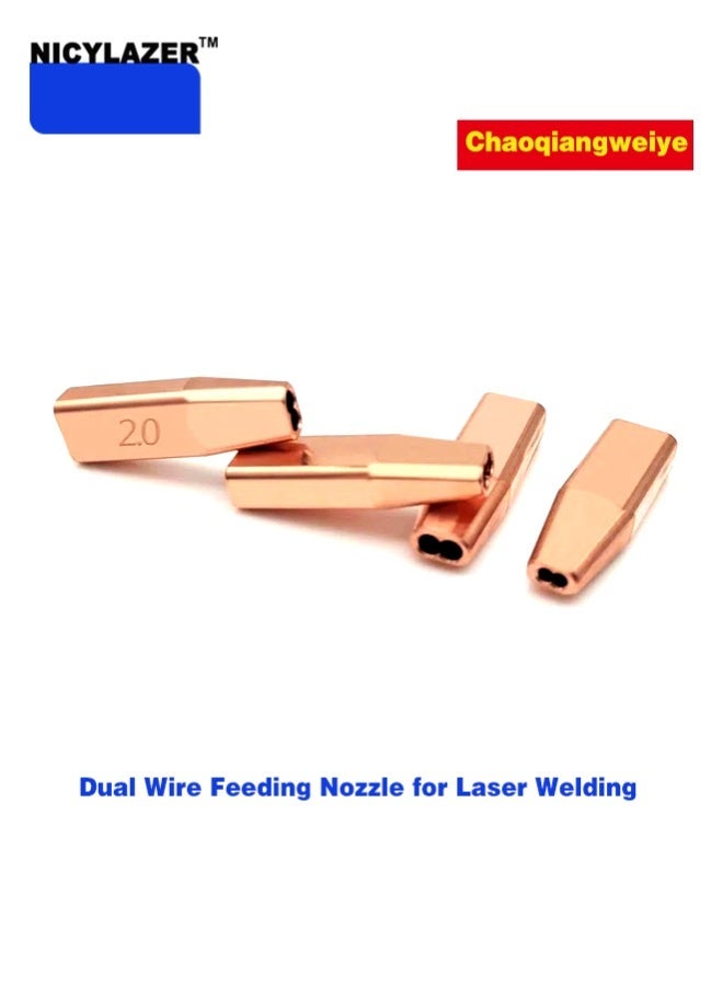 2.0mm Dual Copper Nozzle Dedicated for Handheld Laser Welding Machines - Image 4