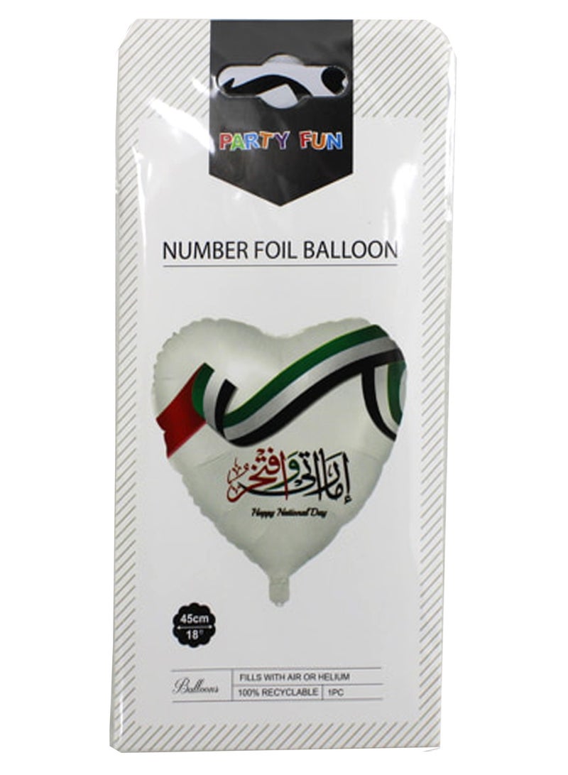 PARTY FUN UAE National Day Foil Balloon 18" - Image 2