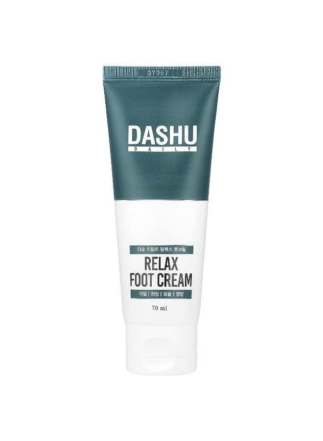 Dashu, Daily, Relax Foot Cream, 70 ml - Image 1
