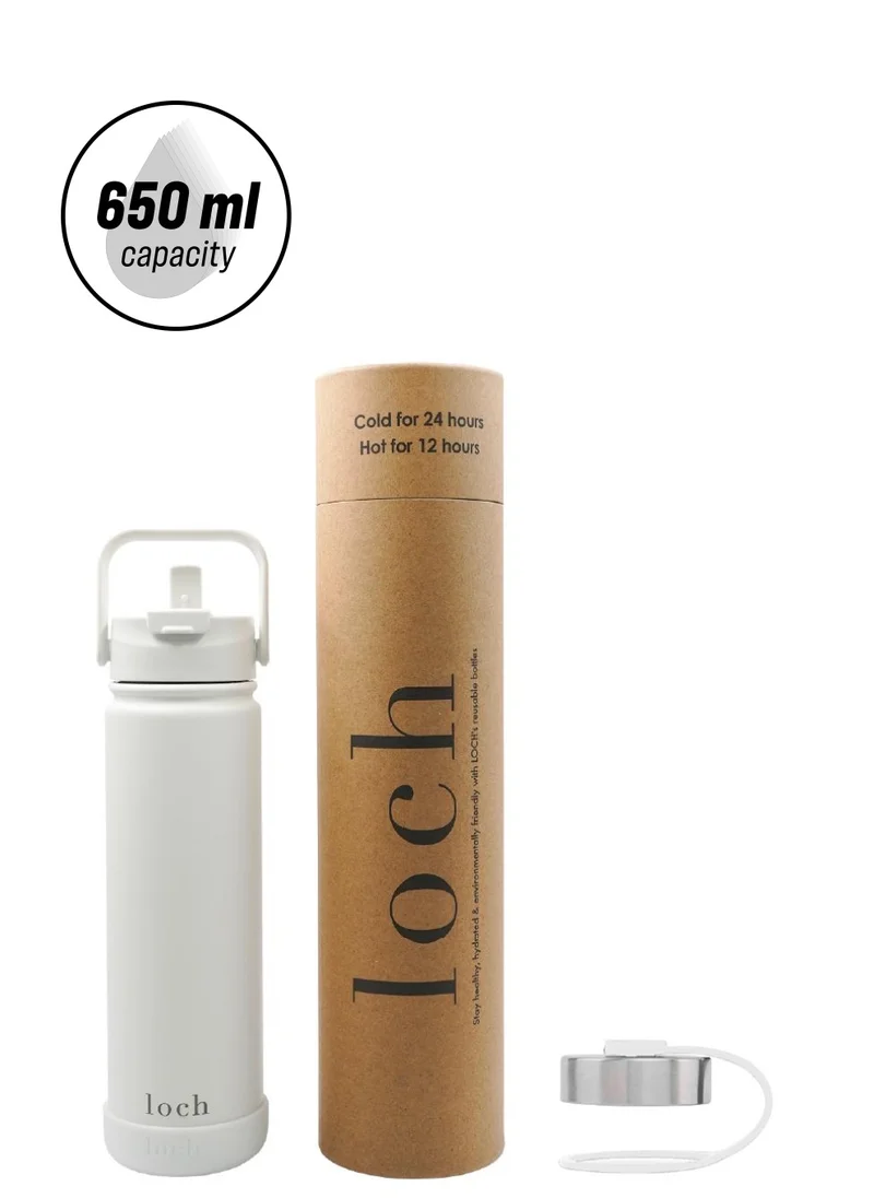 LOCH 650 ml Pearl White Monochrome Bottle