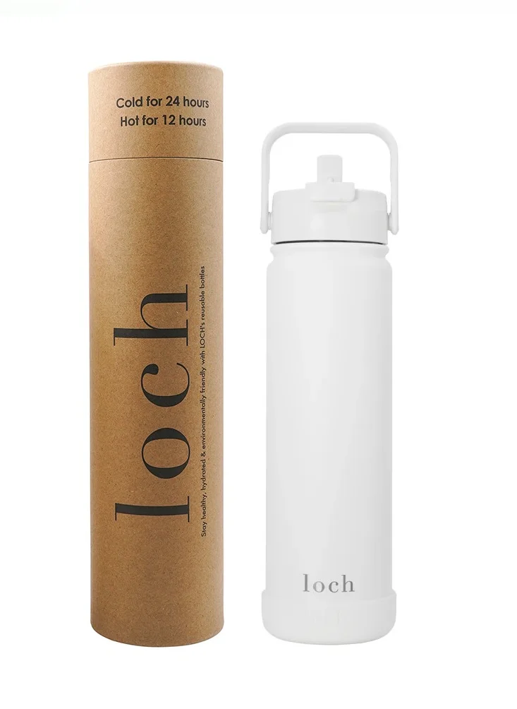 LOCH 650 ml Pearl White Monochrome Bottle