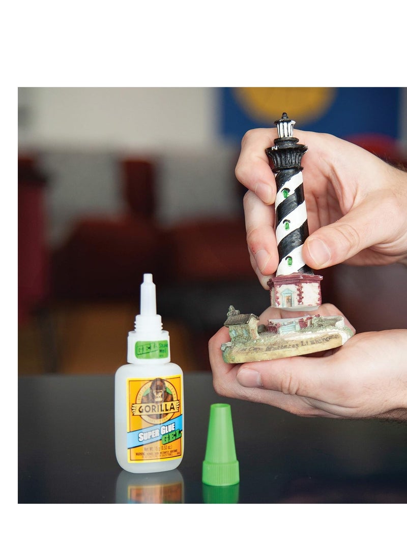 Gorilla Gorilla Super Glue Gel XL, 25 Gram, Clear, (Pack of 1)  - Image 4