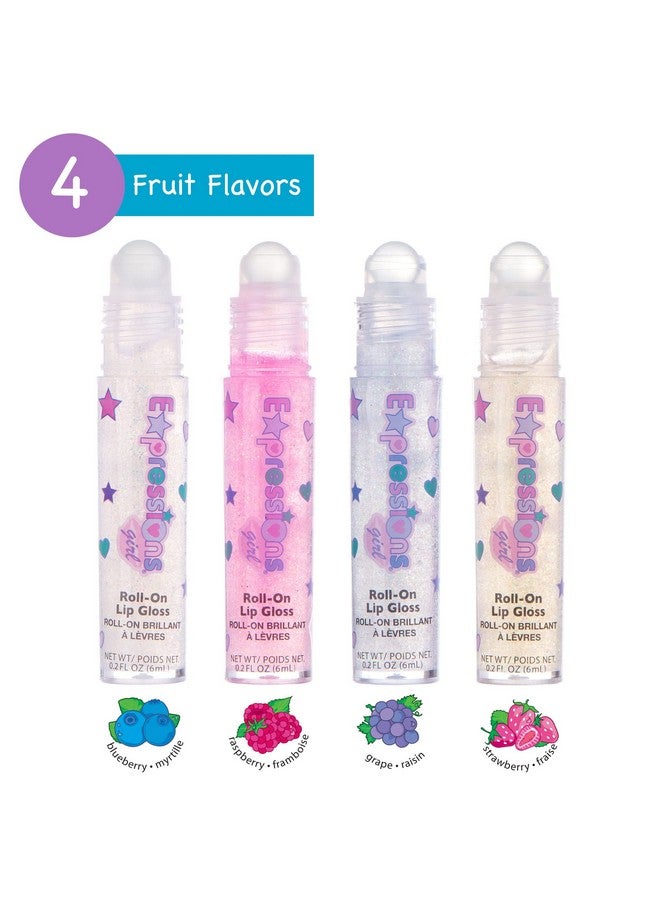 Expressions 12pc Lip Gloss Necklace, Fruit Flavored Lip Gloss Set, Lip Gloss Value Pack, Teen Girls Party Favors, Non Toxic Lip Gloss Necklaces For Girls - Image 4