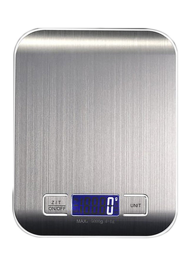 LED Digital Food Weighing Scale Silver 5000grams - Image 1