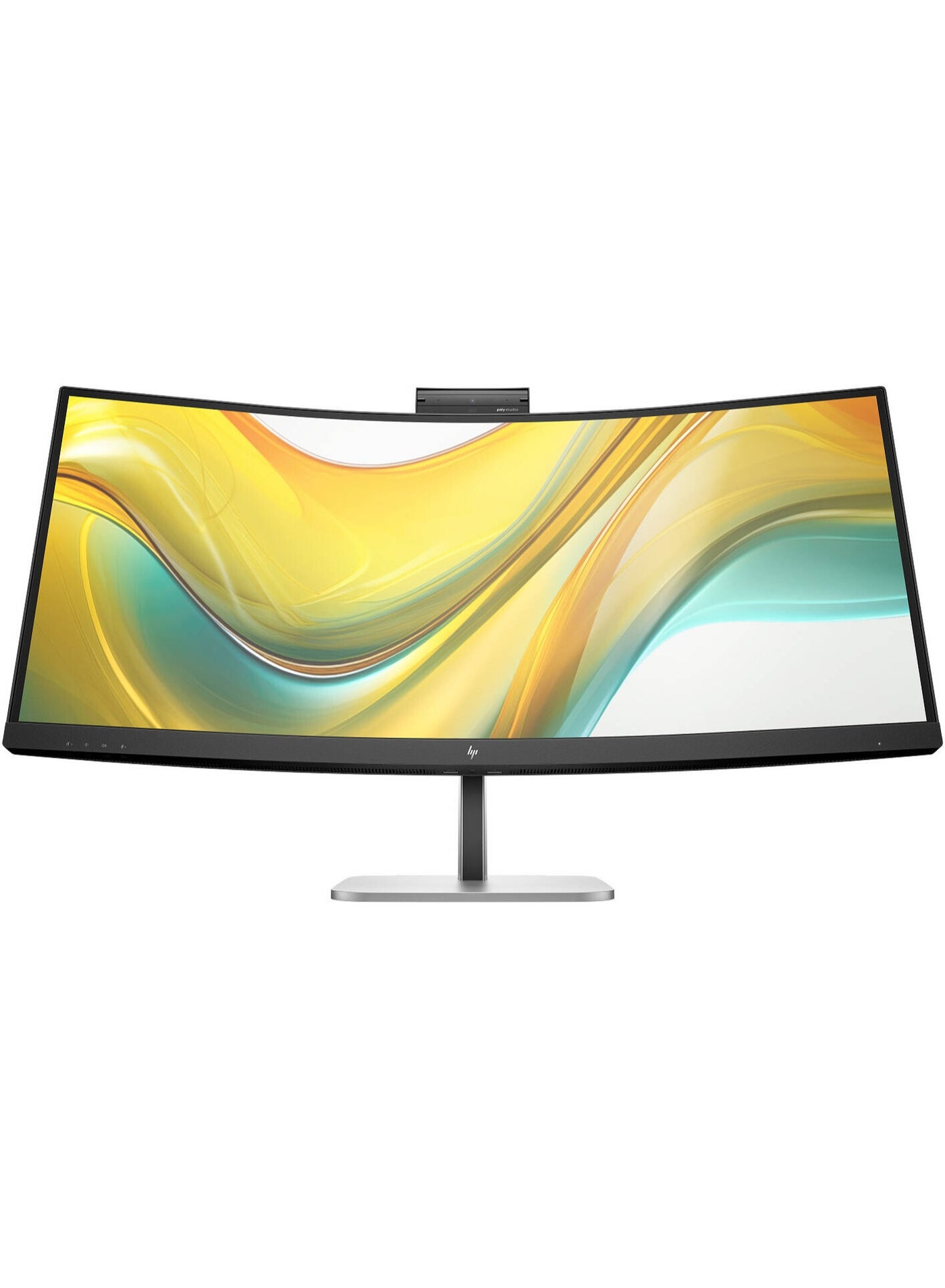 Series 5 Pro USB-C Conferencing Curved Monitor, 34" VA Display, WQHD Resolution, Up to 100Hz Refresh Rate, 5ms (GtG Overdrive) Response Time, 5mp Webcam Black / Silver